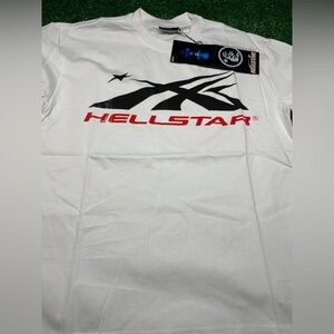 Hellstar White Graphic Men's Tee